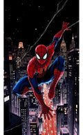 Frazada Spiderman En La Noche Viajera  Elige tu tamaño G Modelo 7