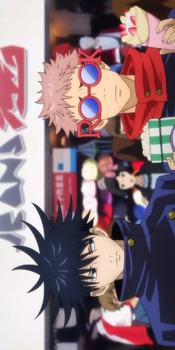 Frazada Jujutsu Kaisen Yuji Y Megumi Liso
