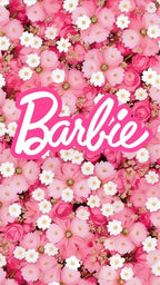 Frazada Barbie Con Flores Liso