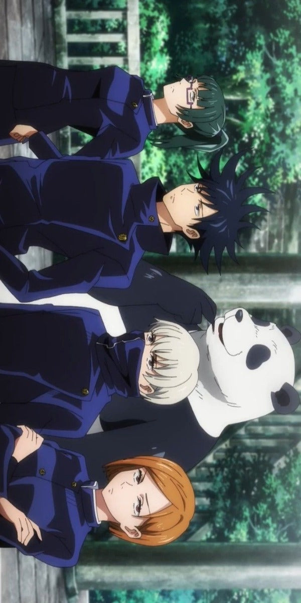 Frazada Jujutsu Kaisen Panda Y Amigos Liso