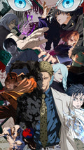 Frazada Collage Jujutsu Kaisen Liso