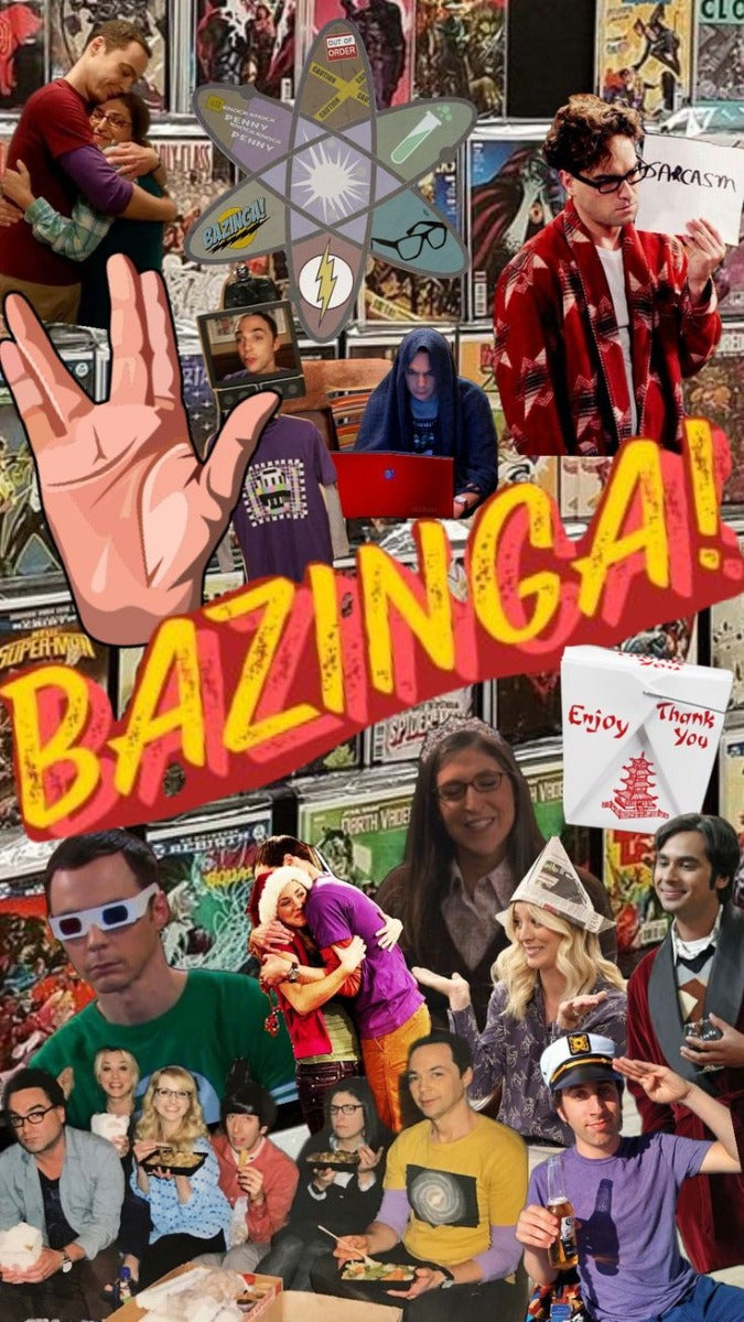 Frazada Tbbt Collage Bazinga Liso