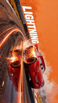 Frazada Cars Con Luces Liso