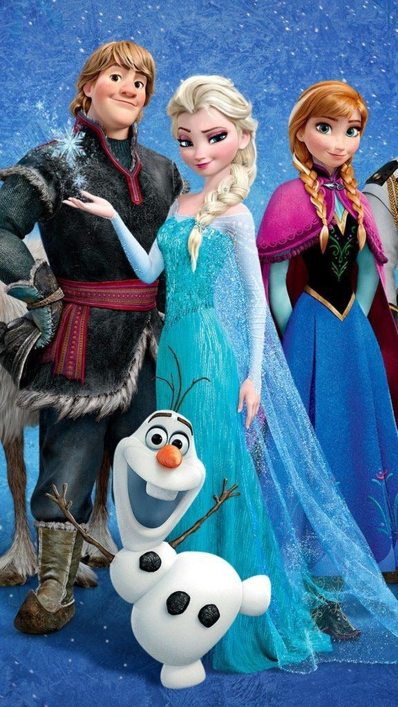 Frazada Frozen Elsa Y Anna Liso