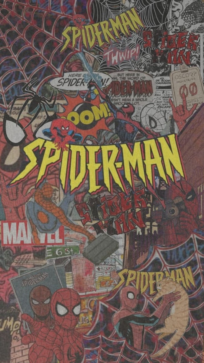 Frazada Spiderman Comics Liso