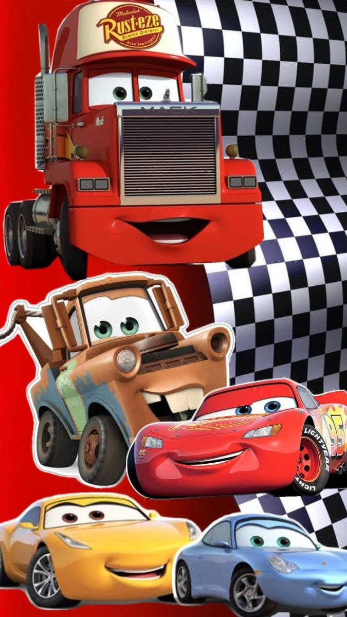 Frazada Cars, Mack Y Rayo Liso