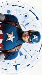 Frazada Avengers Capitan America Liso