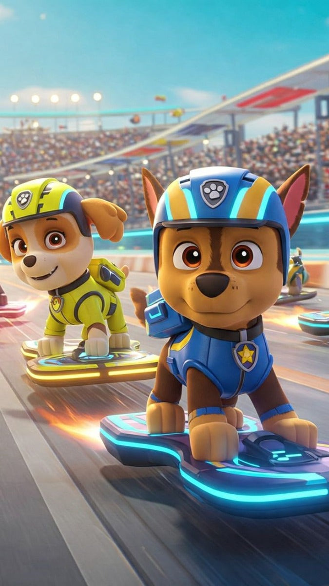 Frazada Paw Patrol Chase Skye Liso