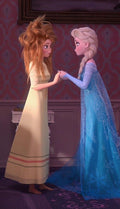 Frazada Frozen Elsa Anna Despertando Liso