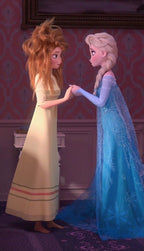Frazada Frozen Elsa Anna Despertando Liso