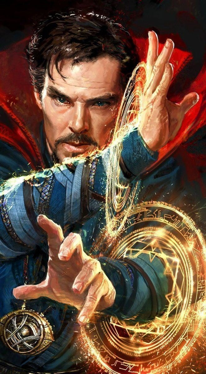 Frazada Avengers Dr Strange Magico Liso