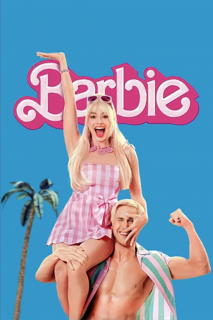 Frazada Barbie Y Ken Liso