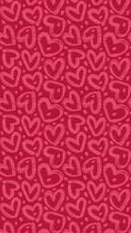 Frazada Corazones Rosas San Valentin Liso