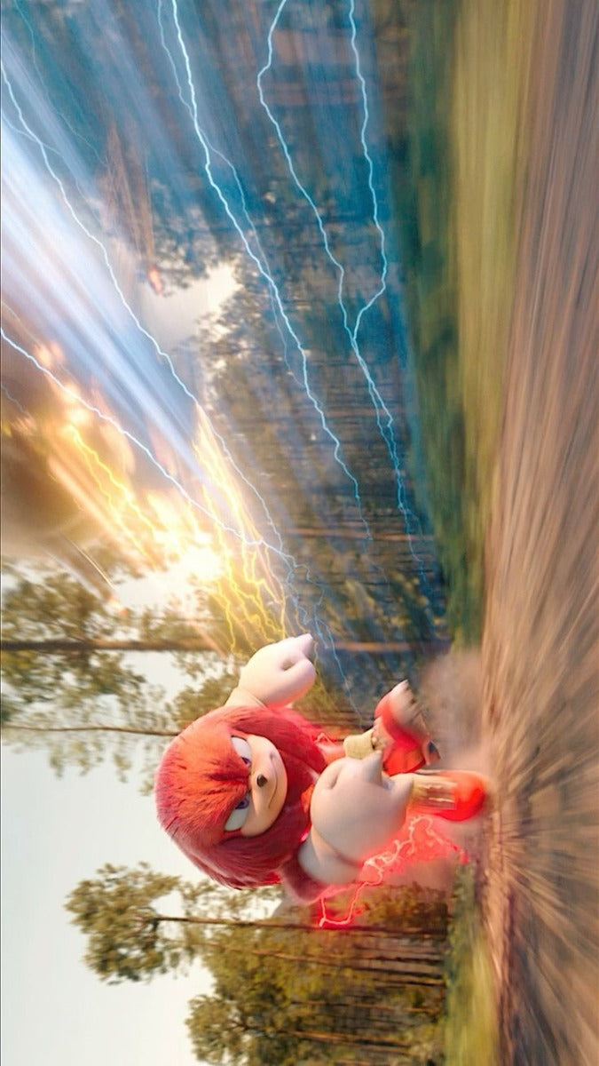 Frazada Sonic Knuckles Liso