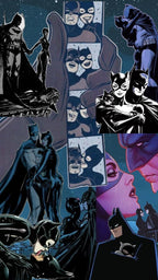 Frazada Batman Catwoman Collage Liso