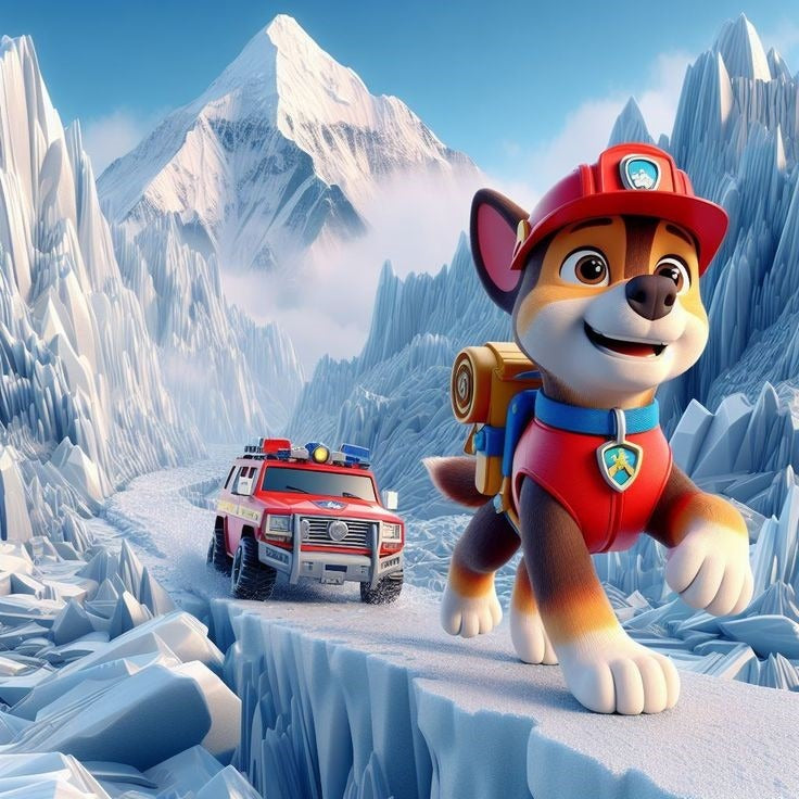 Frazada Paw Patrol Tracker Nieve Liso