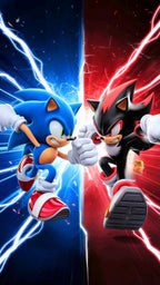 Frazada Sonic Y Shadow Liso