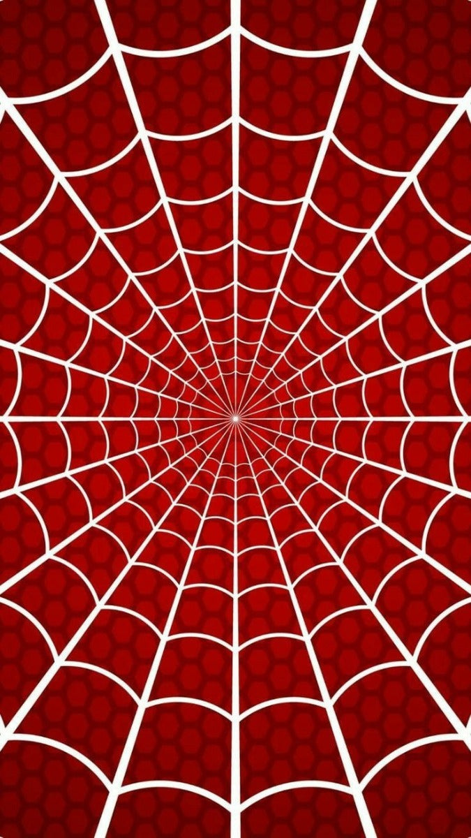 Frazada Spiderman Telaraña Fondo Liso