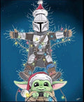 Frazada Baby Yoda Liso