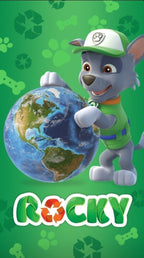 Frazada Paw Patrol Rocky Liso