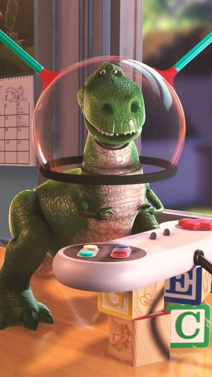 Frazada Toy Story Rex Jugando Liso