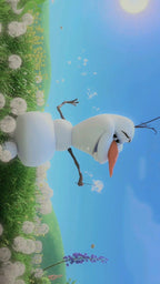 Frazada Frozen Olaff Primavera Liso