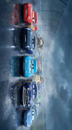 Frazada Cars Azules Liso