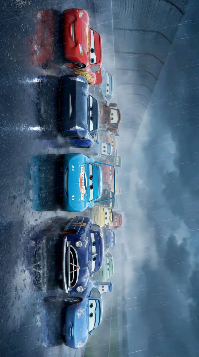 Frazada Cars Azules Liso