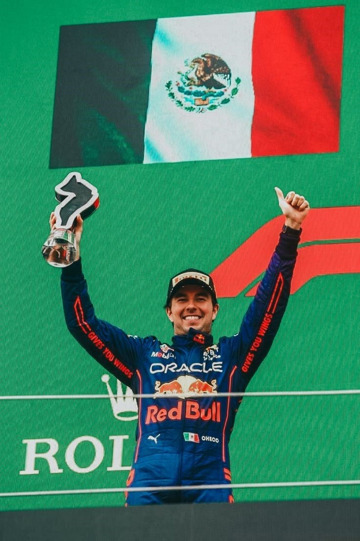Frazada Checo Perez En Mexico Liso