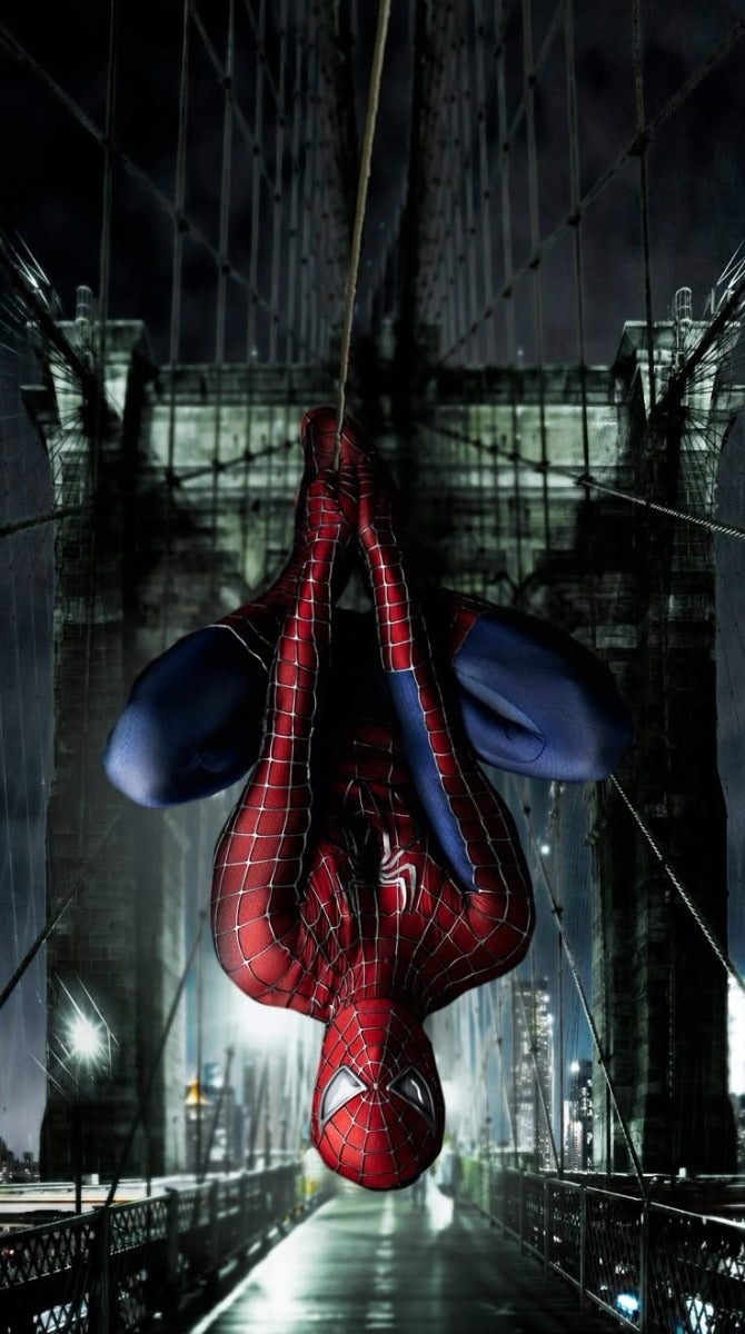 Frazada Spiderman Volteado Liso