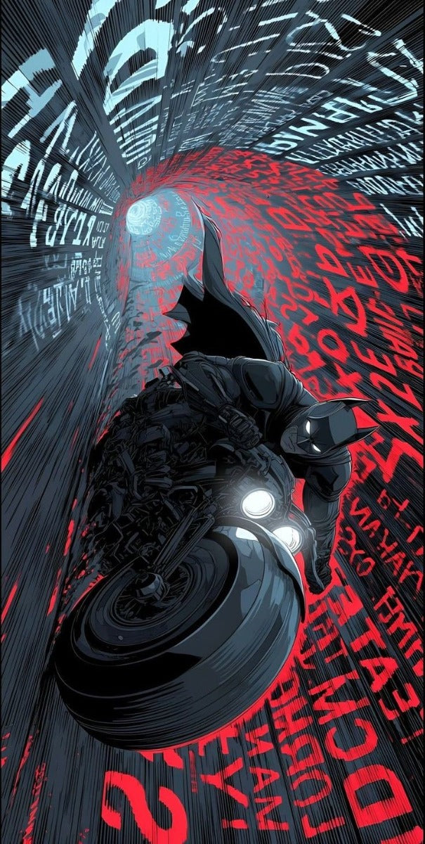 Frazada Batman Y Moto Liso