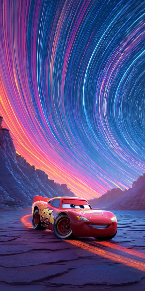 Frazada Cars Fondo Colores Liso